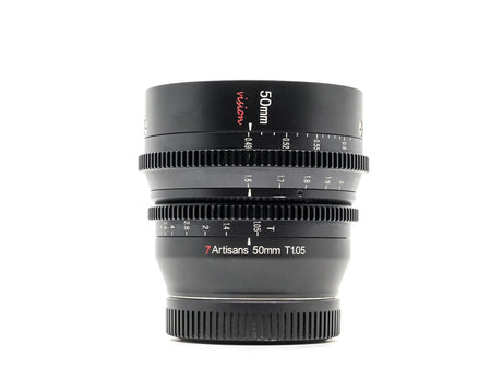 7Artisans 50mm T1.05 Vision - Canon RF-fattning