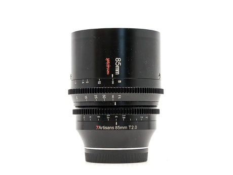 7Artisans 85mm T2.0 Spectrum - Sony FE-fattning