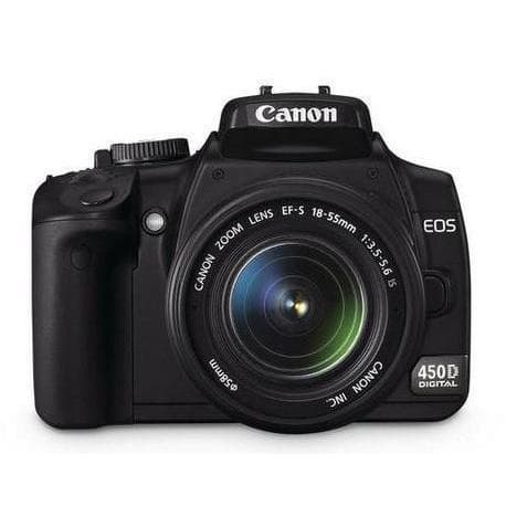 EOS 450D SLR - Black + Canon EF-S 18-55mm f/3.5-5.6 IS f/3.5-5.6  · main image
