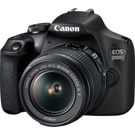 EOS 2000D SLR - Black Canon EF-S 18-55mm f/3.5-5.6 III f/3.5-5.6 