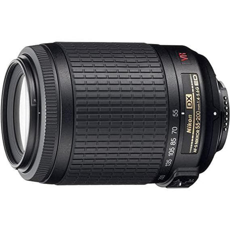 D5000 SLR - Black + Canon AF-S DX Nikkor 18-55mm f/3.5-5.6G VR II + AF-S DX Nikkor 55-200mm f/4-5.6G ED f/3.5-5.6 + f/4-5.6 