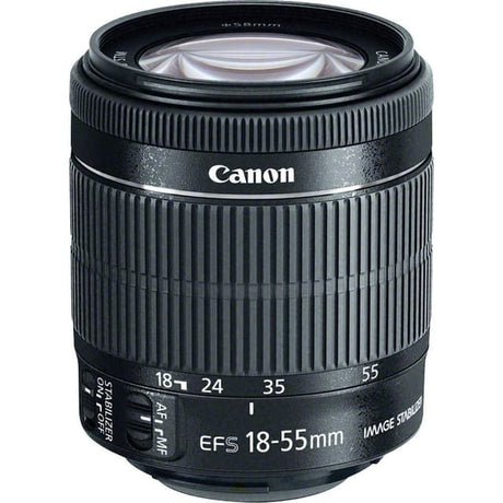 EOS 4000D SLR - Svart + Canon Canon Zoom-objektiv EF-S 18-55 mm f/3.5-5.6 III + Zoom-objektiv EF 75-300 mm f/4-5.6 III f/3.5-5.6 + f/4-5.6