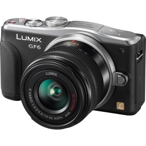 Lumix DMC-GF6X - Svart + Panasonic Lumix G Vario 14-42mm f/3.5-5.6 II ASPH Mega OIS f/3.5-5.6 · imagen principal
