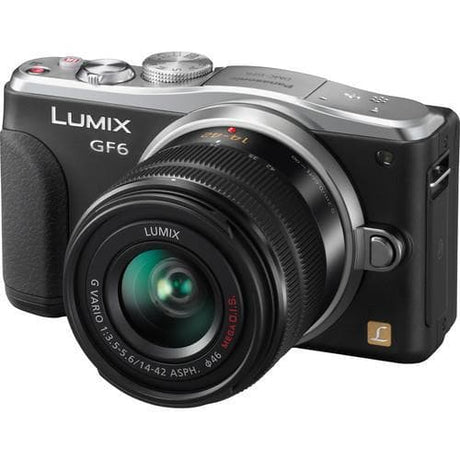 Lumix DMC-GF6X - Svart + Panasonic Lumix G Vario 14-42mm f/3.5-5.6 II ASPH Mega OIS f/3.5-5.6