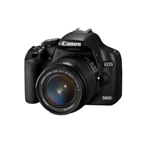 CANON EOS 500D SLR - Svart + Canon Zoom-objektiv EF-S 18-55mm f/3.5-5.6 IS