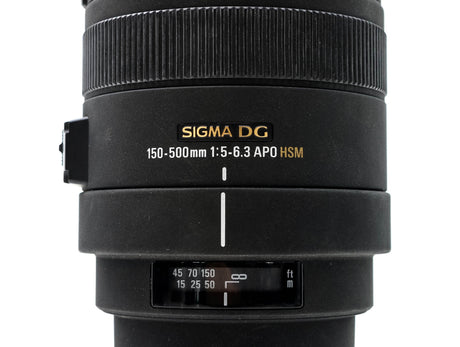 Sigma 150-500mm f/5-6.3 APO DG OS HSM - Canon EF-fattning