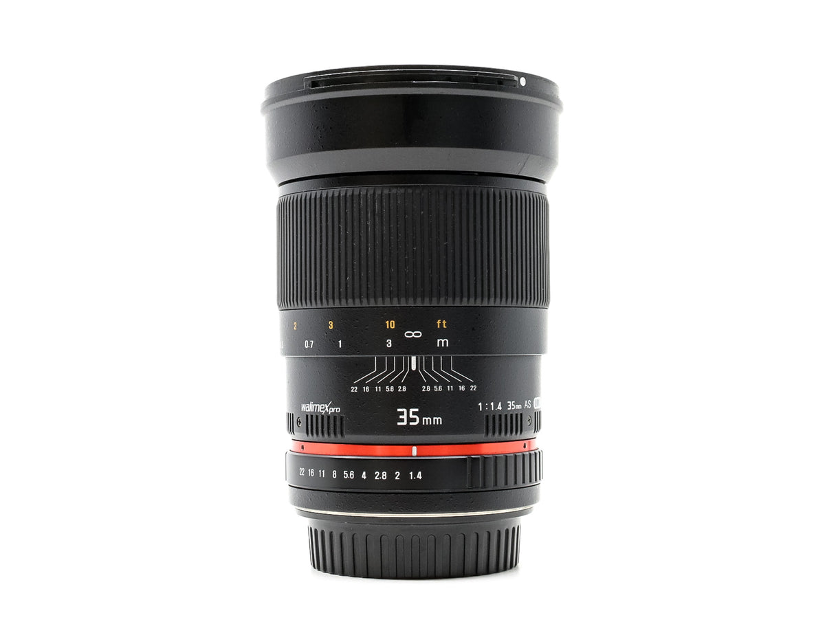 Walimex Pro 35mm f/1.4 AS UMC - Canon EF-fattning · imagen principal