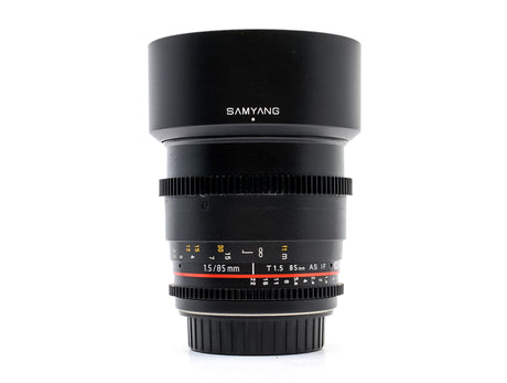 Samyang 85mm T1.5 - Canon EF-fattning