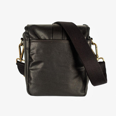 Berlin Black Waxed Canvas Camera Bag