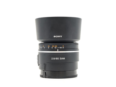 Sony 85mm f/2.8 SAM - Sony A-fattning