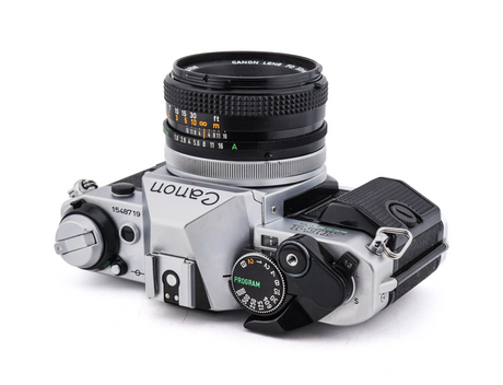 Canon AE-1 Program + 50mm f1.8 SC - SLR 35mm Film Camera 