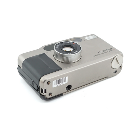 Contax T2 Silver Carl Zeizz Sonar 2.8 - 35mm Film Camera Mint 