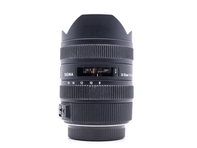 Sigma 8-16mm f/4.5-5.6 DC HSM - Sigma SA-fattning