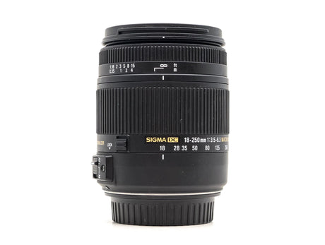 Sigma 18-250mm f/3.5-6.3 DC Macro OS HSM - Canon EF-S-passning
