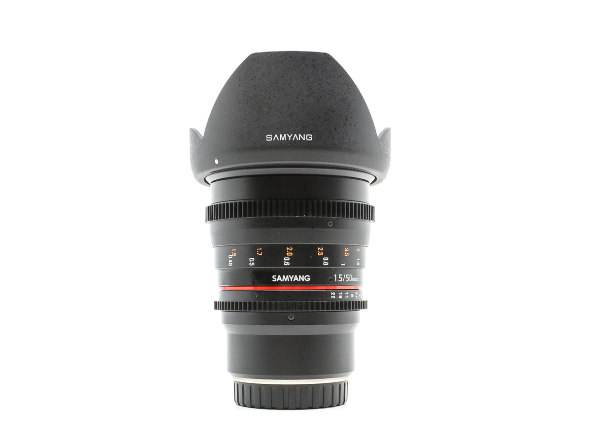 Samyang 50mm T1.5 Cine VDSLR AS UMC - Fujifilm X-fattning · imagen principal