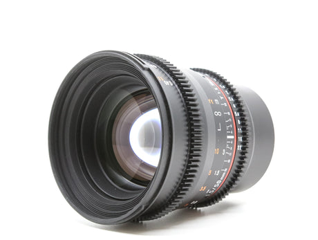 Samyang 50mm T1.5 Cine VDSLR AS UMC - Fujifilm X-fattning