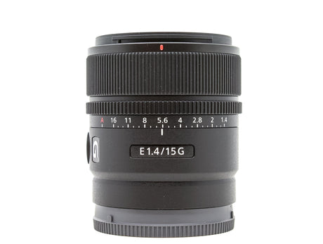 Sony E 15mm F/1.4 G 