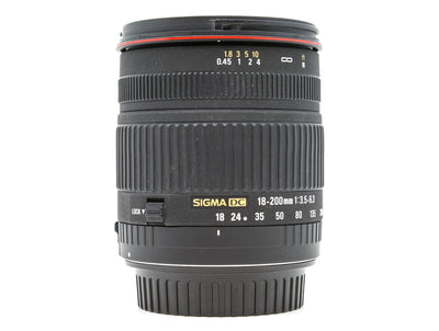 Sigma 18-200mm f/3.5-6.3 DC - Canon EF-S-passform