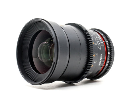 Rokinon 35mm T1.5 Cine DS - Canon EF-fattning