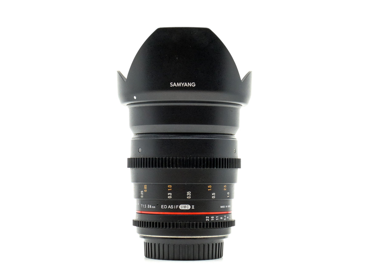 Samyang 24mm T1.5 - Canon EF-fattning · imagen principal
