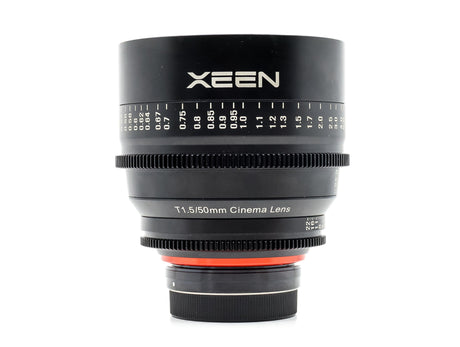 Samyang XEEN 50mm T1.5 - Canon EF-fattning