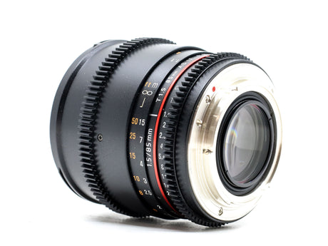 Samyang 85mm T1.5 AS UMC II - Canon EF-fattning