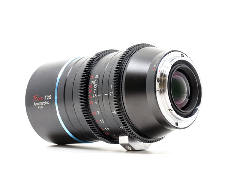 Sirui 75mm T2.9 1.6x Anamorphic – Canon RF-fattning