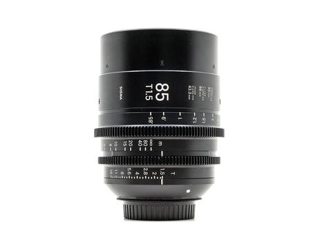 Sigma 85mm T1.5 FF - Canon EF-fattning