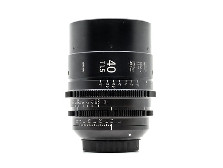 Sigma 40mm T1.5 FF - Canon EF-fattning