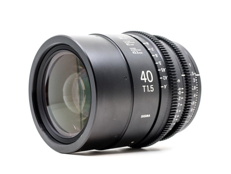 Sigma 40mm T1.5 FF - Canon EF-fattning