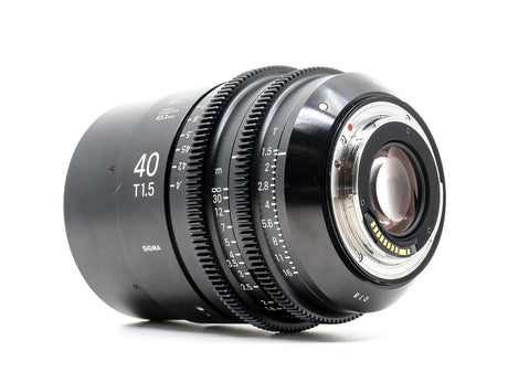 Sigma 40mm T1.5 FF - Canon EF-fattning