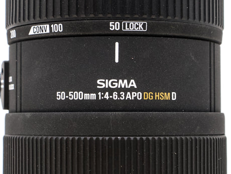 Sigma 50-500mm f/4-6.3 EX APO DG HSM - Nikon Fattning