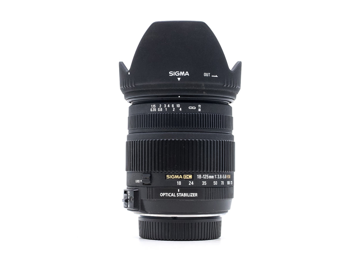 Sigma 18-125mm f/3.8-5.6 DC OS HSM - Nikon Fattning · main image