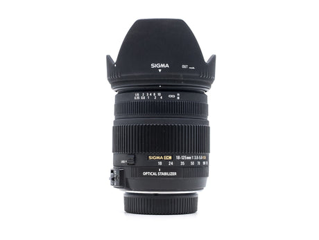 Sigma 18-125mm f/3.8-5.6 DC OS HSM - Nikon Fattning