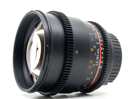 Walimex Pro 85mm T1.5 - Canon EF-fattning