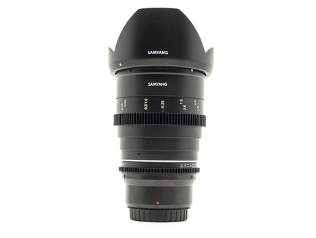 Samyang 24mm T1.5 Cine VDSLR MK2 - Sony FE-fattning