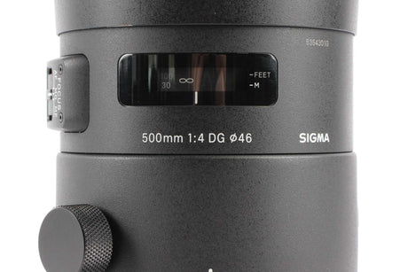 Sigma 500mm f/4 DG OS HSM SPORT - Canon EF-fattning