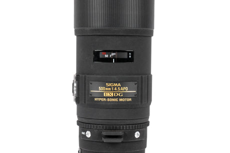 Sigma 500mm f/4.5 EX APO HSM - Canon EF-fattning