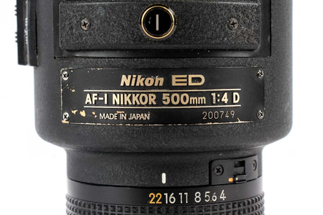 Nikon AF-I Nikkor 500mm f/4D IF-ED 
