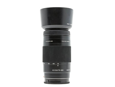Sony 75-300mm f/4.5-5.6 - Sony A-fattning