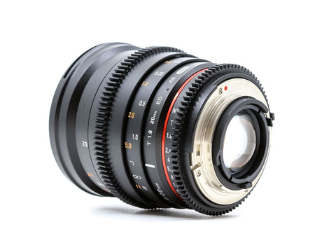 Samyang 20mm T1.9 Cine VDSLR ED AS IF UMC - Nikon Fit 