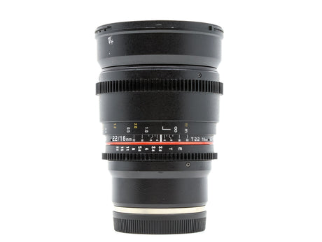 Samyang 16mm T2.2 Cine ED AS UMC CS - Sony E-fattning