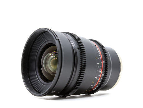 Samyang 16mm T2.2 Cine ED AS UMC CS - Sony E-fattning