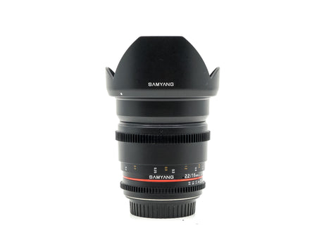 Samyang 16mm T2.2 ED AS UMC CS - Canon EF-S-passform