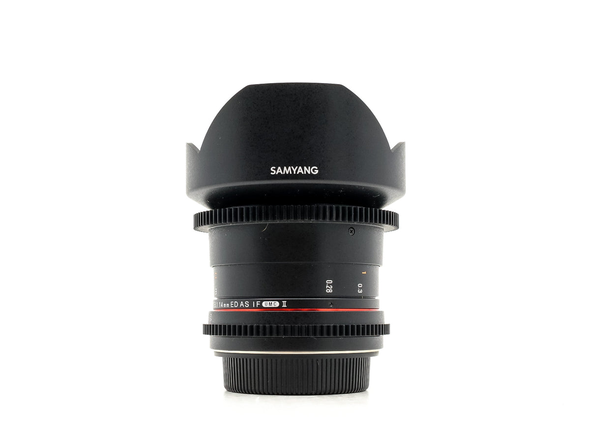 Samyang 14mm T3.1 Cine VDSLR MK2 - Canon EF-fattning · imagen principal