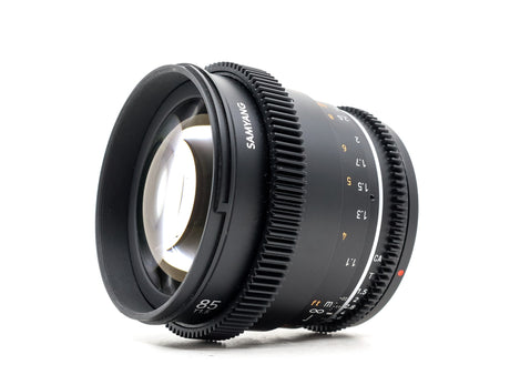 Samyang 85mm T1.5 VDSLR MK2 - Canon EF-fattning