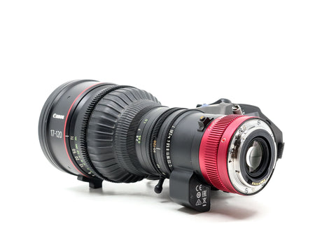 Canon CN7x17 17-120mm KAS S Cine-Servo – Canon EF-fattning
