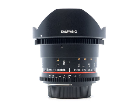Samyang 8mm T3.8 UMC CS II - Nikon Fattning