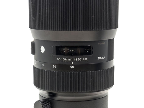 Sigma 50-100mm f/1.8 DC HSM ART - Nikon-fattning
