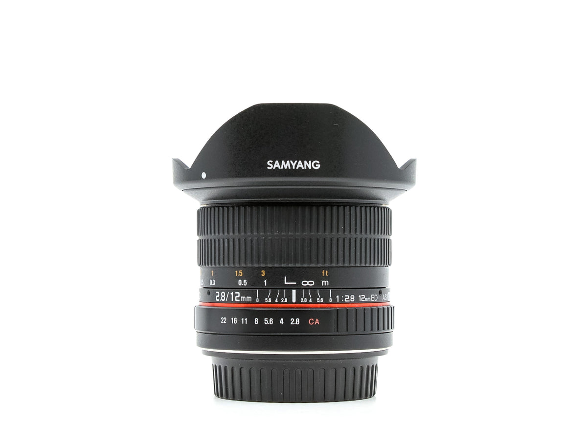 Samyang 12mm f/2.8 ED AS NCS Fisheye - Canon EF-fattning · imagen principal